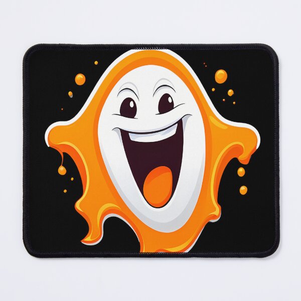 Item preview, Explore the Playful Universe of Orange Ghost Digital Art. designed and sold by Artedig.