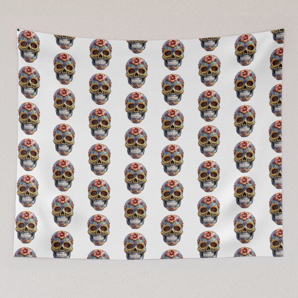 Item preview, Sugar Skull Symphony: Dive into the Vibrant Tapestry of Authentic Mexican Artistry! designed and sold by Ignorant-Artist.
