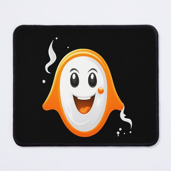 Item preview, Digital Art: Discover the Magic of the Smiling Orange Ghost. designed and sold by Artedig.