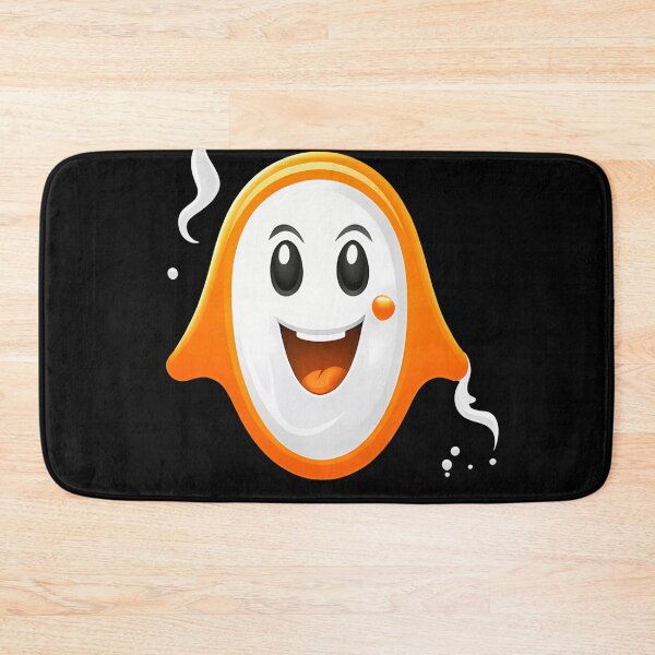 Item preview, Digital Art: Discover the Magic of the Smiling Orange Ghost. designed and sold by Artedig.