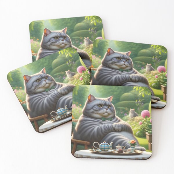 Item preview, Cat enjoy high tea designed and sold by Catsmoment.