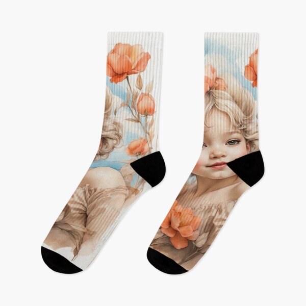 Item preview, Cherub Angel in a Garden Paradise - 19 designed and sold by nyathiwa.