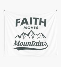 Faith Quote Wall Tapestry