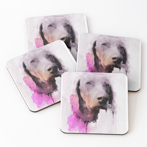 Item preview, Poppy Weimaraner Dog Portrait designed and sold by PugsandStuff.