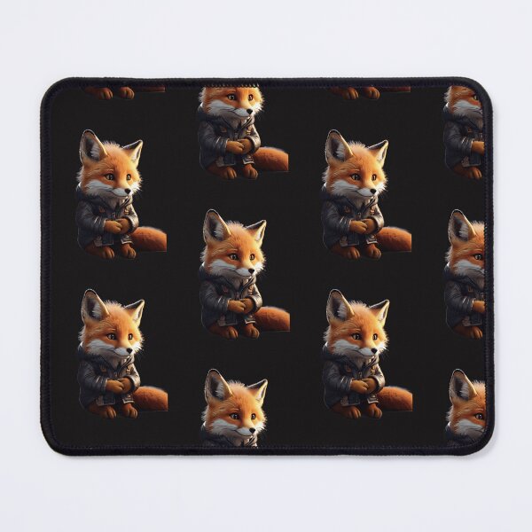 Item preview, cute winter fox sticker for animal and cofee lovers 2024 designed and sold by TRENDYDESIGNSzz.
