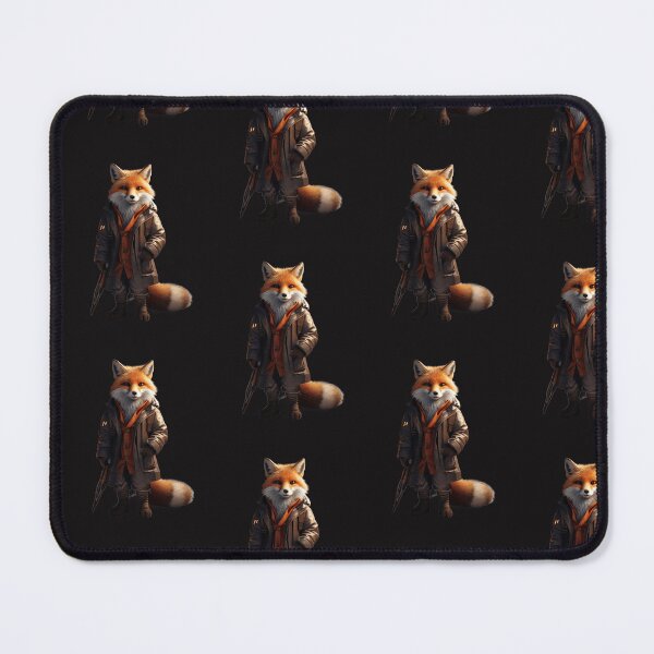 Item preview, intermedating winter fox hunter sticker for animal and cofee lovers 2024 designed and sold by TRENDYDESIGNSzz.
