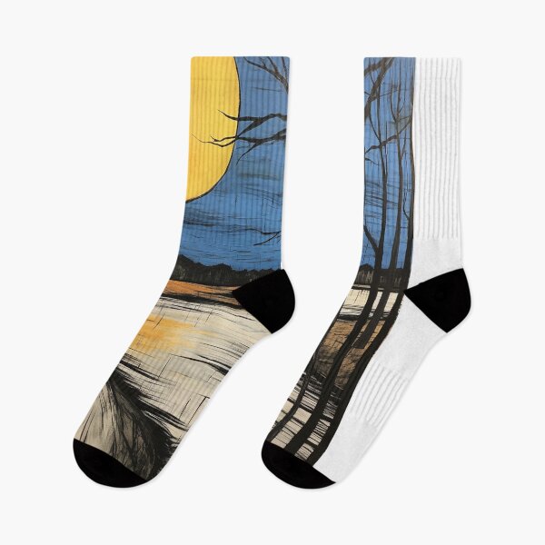 Item preview, Amun river colorful travel vintage graphics designed and sold by wonderfulpark.
