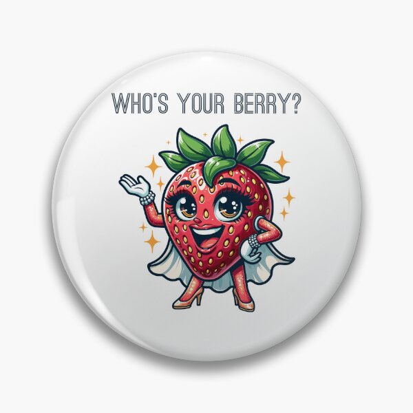 Item preview, Strawberry Celebrity Your Berry Cartoon Style designed and sold by CosyTeal.
