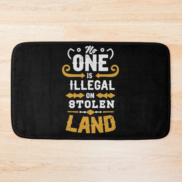 Item preview, no one is illegal on stolen land designed and sold by AllAboutNejsus.