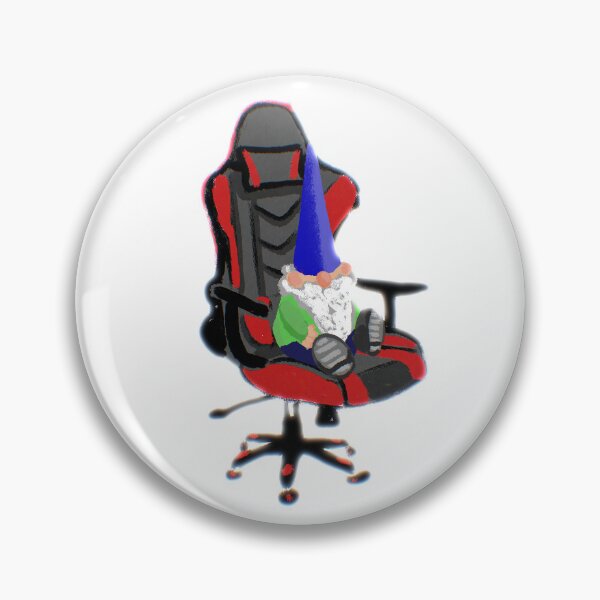 Item preview, Gnome in gaming chair designed and sold by quikdraw.