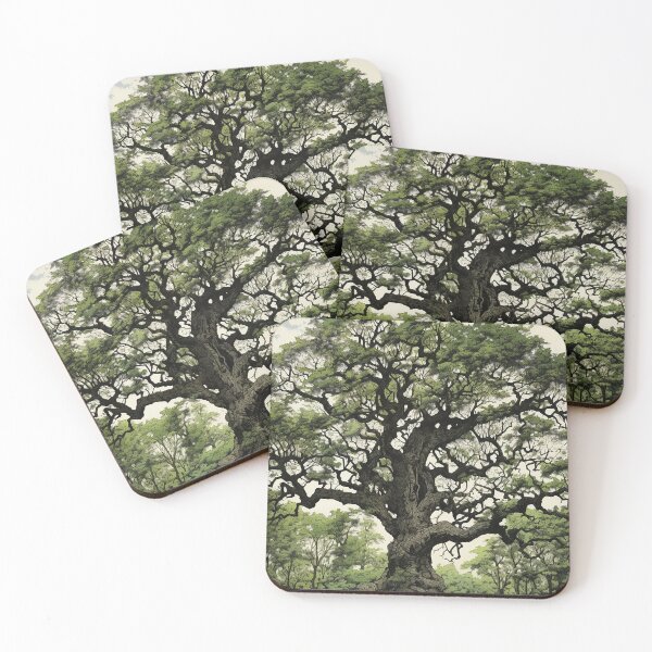 Item preview, Oak tree travel vintage colorful anime graphics designed and sold by wonderfulpark.