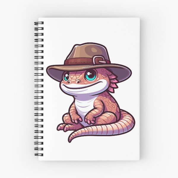 Item preview, Basilisk with Hat designed and sold by ArtfulWeave.
