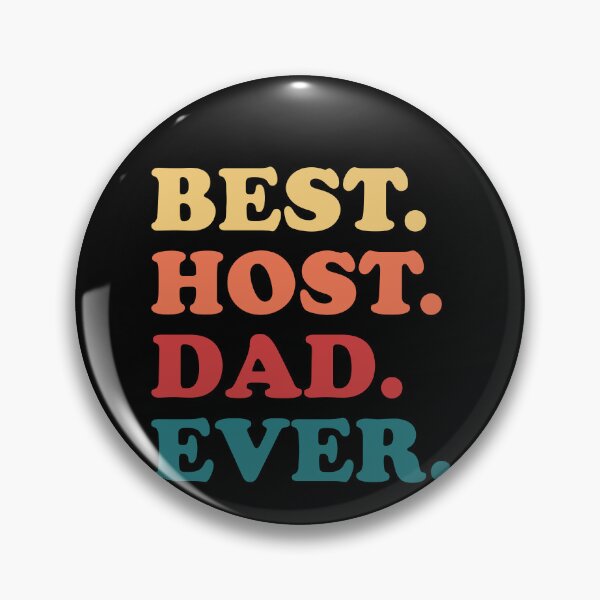 Item preview, Best Host Dad Ever Funny Host Family Retro designed and sold by BlueBerry-Pengu.