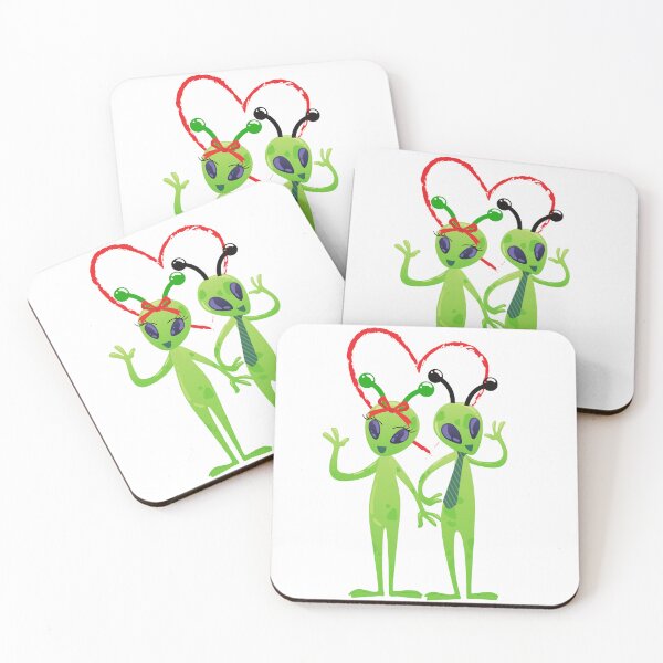 Item preview, Cute Aliens with love designed and sold by upupupshop.
