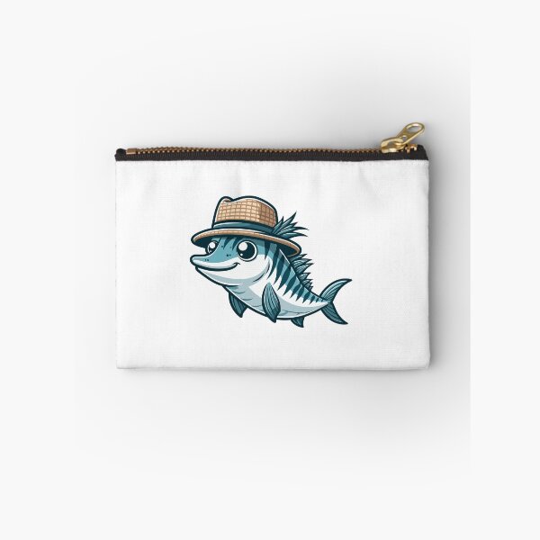 Aperçu de l'œuvre Barracuda avec chapeau créée et vendue par ArtfulWeave.