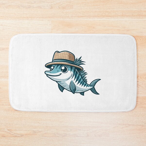 Item preview, Barracuda with Hat designed and sold by ArtfulWeave.