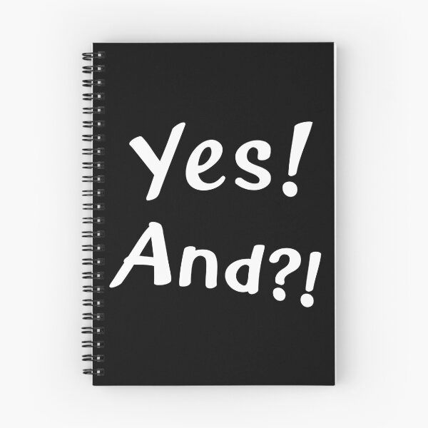 Item preview, Yes, and? white letters designed and sold by Teedefy.