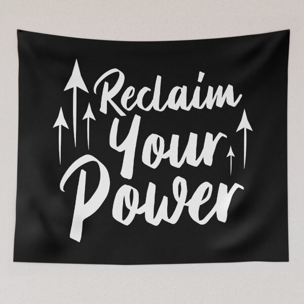 Item preview, Reclaim Your Power | White | Black designed and sold by Wintre2.