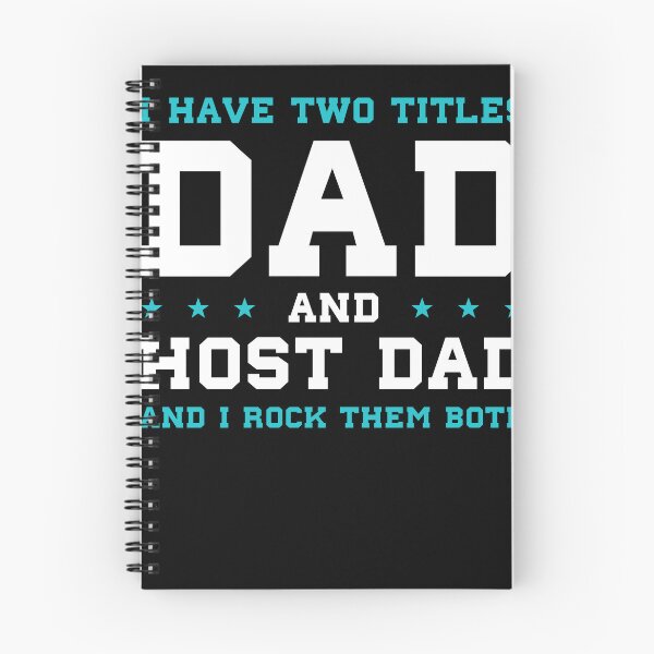 Item preview, Two Titles Dad and Host Dad Funny Host Family designed and sold by BlueBerry-Pengu.