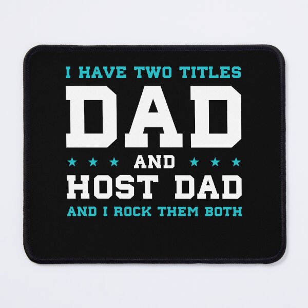 Item preview, Two Titles Dad and Host Dad Funny Host Family designed and sold by BlueBerry-Pengu.
