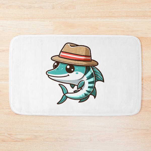 Item preview, Cool Barracuda in Hat designed and sold by ArtfulWeave.