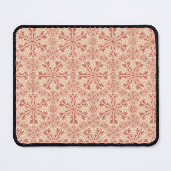 Item preview, mosaic tile cream and brick on blush pink background designed and sold by cezidesign.