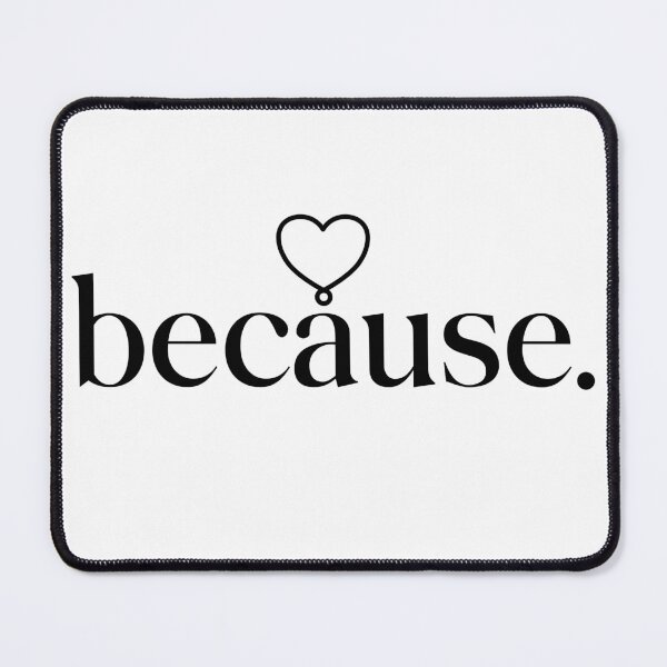 Item preview, Because Typography simple style designed and sold by littleflabby.