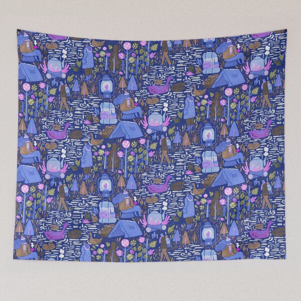 Item preview, Fall lake camping designed and sold by SAZ  design studio.