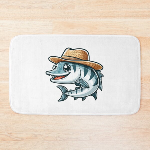 Item preview, Stylish Barracuda with Hat designed and sold by ArtfulWeave.