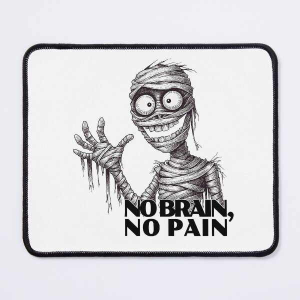 Item preview, No Brain, No Pain designed and sold by NickTaroDesign.