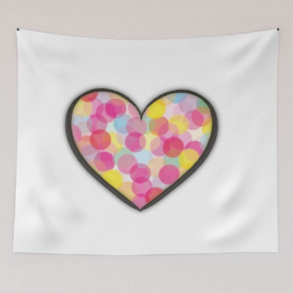 Item preview, colored heart designed and sold by LiudmylaMaika.