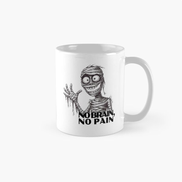 Item preview, No Brain, No Pain designed and sold by NickTaroDesign.