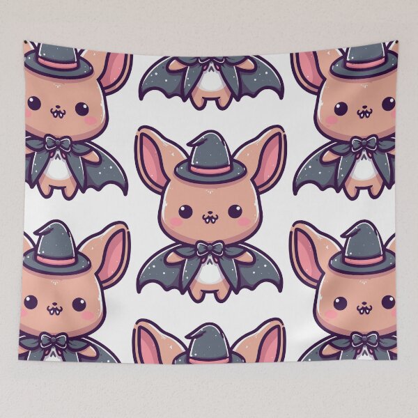Item preview, Stylish Bat with Hat designed and sold by ArtfulWeave.