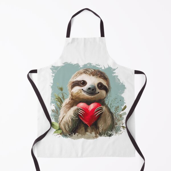 Item preview, Cute Sloth with Love Heart. Valentines Day designed and sold by LeeLooUA.