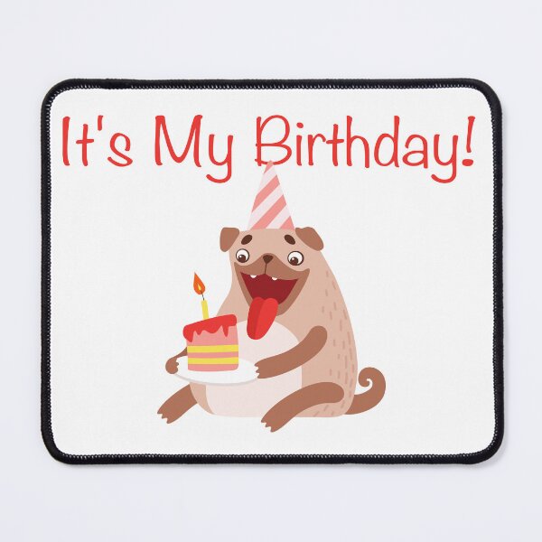 Item preview, It's My Birthday, Cute Dogs, Funny Dogs, Cake, Dogs, Birthday, Friends, BFF, Best Friends, Party, Present, Gift, Happy Dogs, Dogs Smiling, designed and sold by Henrylizarraga.
