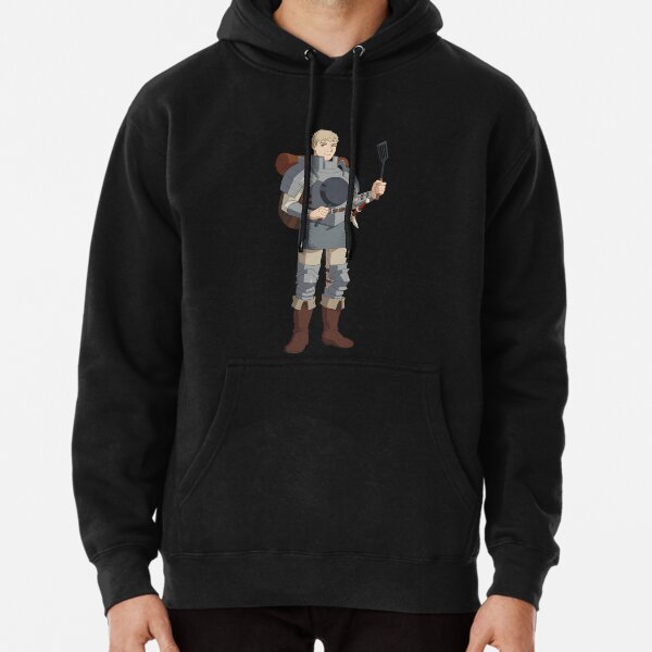 【IAB STUDIO】 x Delicious in Dungeon Laios Sweatshirt Gray delicious in dungeon laios Pullover Hoodie | Delicious in