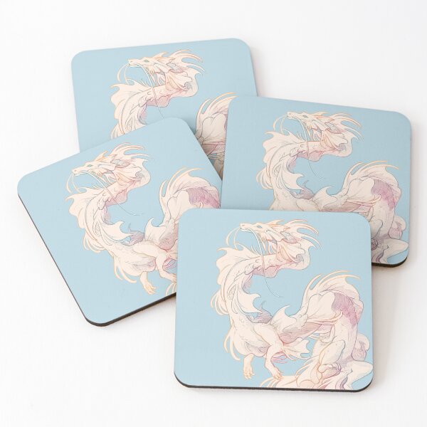 Item preview, Dragon koi (white) designed and sold by JingoDingo.