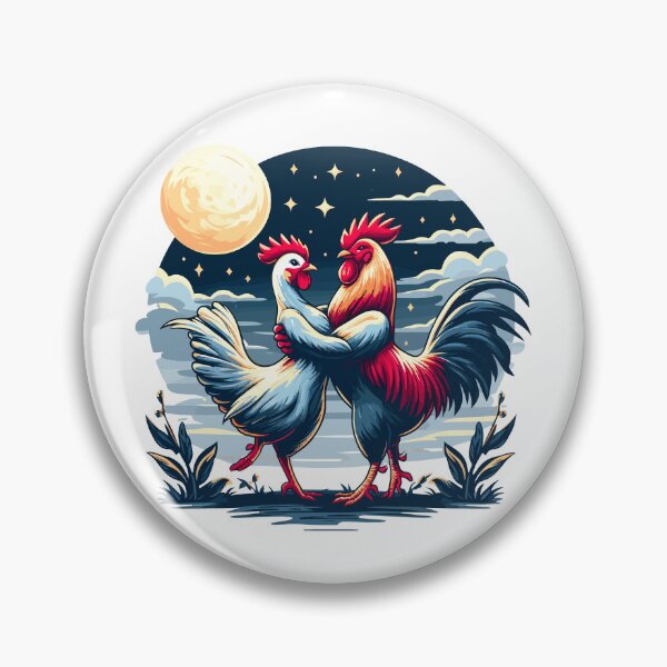 Item preview, Dancing In The Moonlight: A Rooster and Hen’s designed and sold by Designowner.