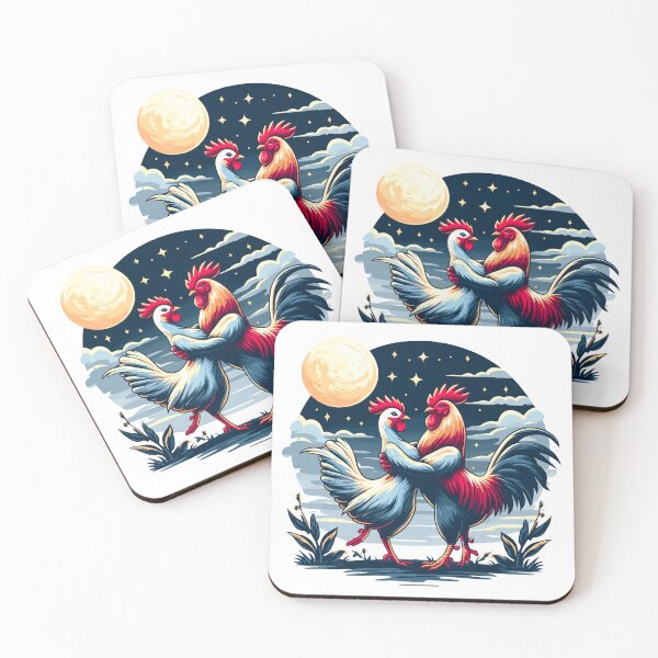 Item preview, Dancing In The Moonlight: A Rooster and Hen’s designed and sold by Designowner.