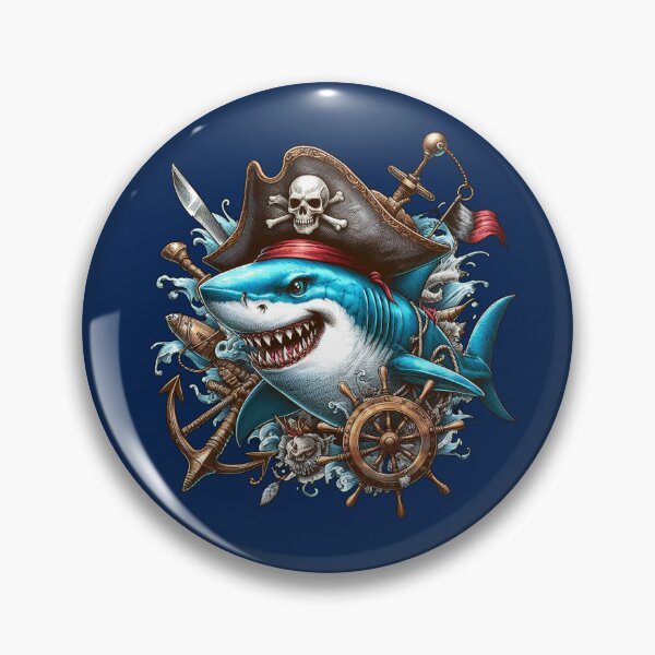 Item preview, THE PIRATE SHARK  designed and sold by luckymando.