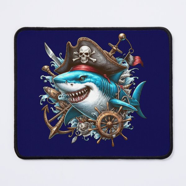 Item preview, THE PIRATE SHARK  designed and sold by luckymando.