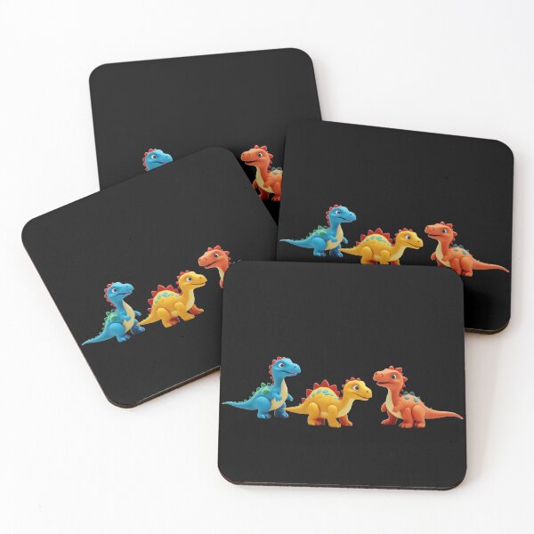 Item preview, Colorful Dinosaur Toys Collection designed and sold by DotsAndDesigns.