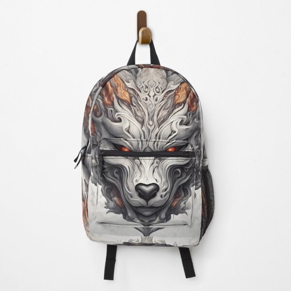 Item preview, Japanese demon mask designed and sold by Chantel Fourie.