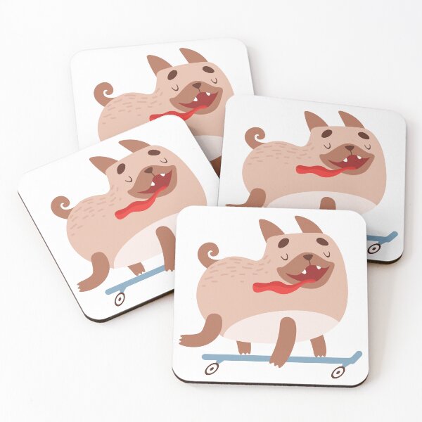 Item preview, This Is Fun, Cute Dogs, Funny Dogs, Friends, BFF, Best Friends, Happy Dogs, Dogs, Dogs Running, Dogs Smiling, Dogs Skating, Skaters, designed and sold by Henrylizarraga.
