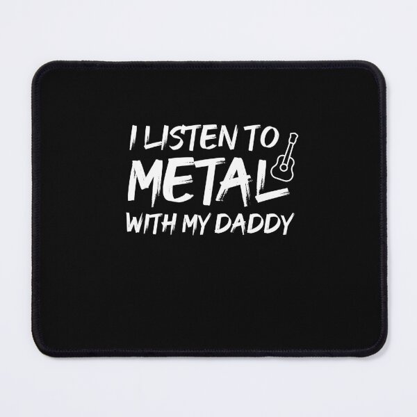 Item preview, I Listen To Metal With My Daddy, Heavy Metal Dad, Newborn, Funny Metal Love designed and sold by SakuraPxl.