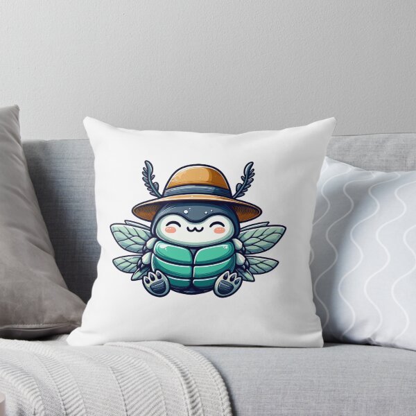 Item preview, Cool Beetle in Hat designed and sold by ArtfulWeave.