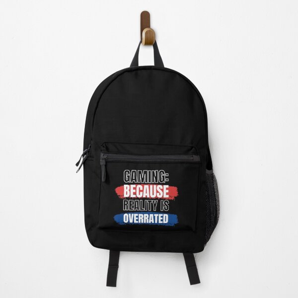 Item preview, Gaming: Because Reality is Overrated Black designed and sold by DesignsOfEva.