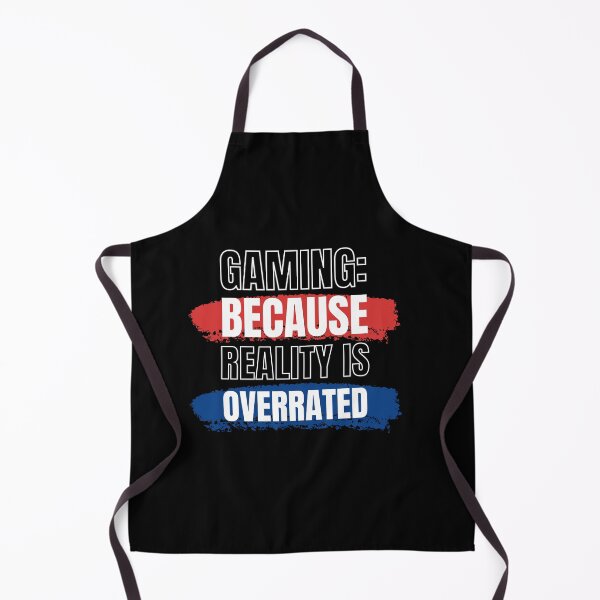 Item preview, Gaming: Because Reality is Overrated Black designed and sold by DesignsOfEva.
