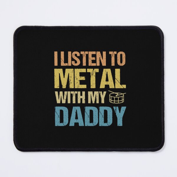 Item preview, I Listen To Metal With My Daddy, Heavy Metal Dad, Newborn, Funny Metal Love designed and sold by SakuraPxl.