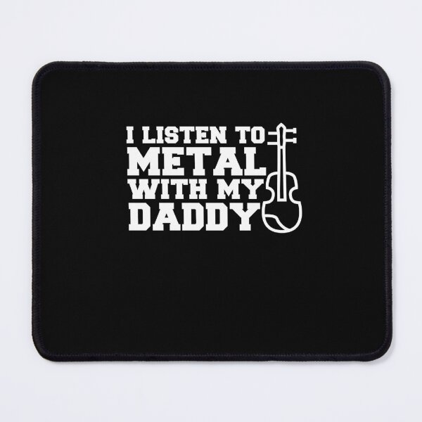Item preview, I Listen To Metal With My Daddy, Heavy Metal Dad, Newborn, Funny Metal Love designed and sold by SakuraPxl.
